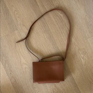 Everlane Tan Leather Crossbody Bag
